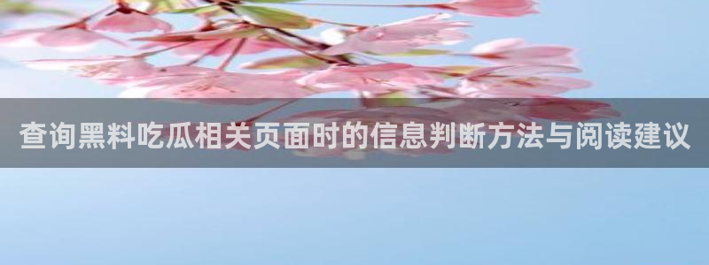 吃瓜黑料网站